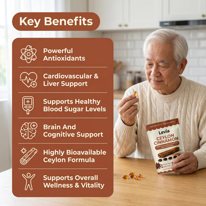 Ceylon Cinnamon 7200mg Equivalent with MCT Oil